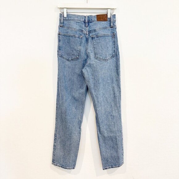 Madewell Denim The Perfect Vintage Straight Jeans in Reinhart Blue 26 - Picture 11 of 12